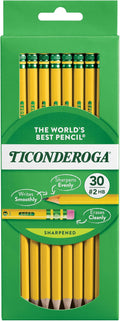 Ticonderoga Wood-Cased Pencils, Pre-Sharpened, #2 HB Soft by Ticonderoga