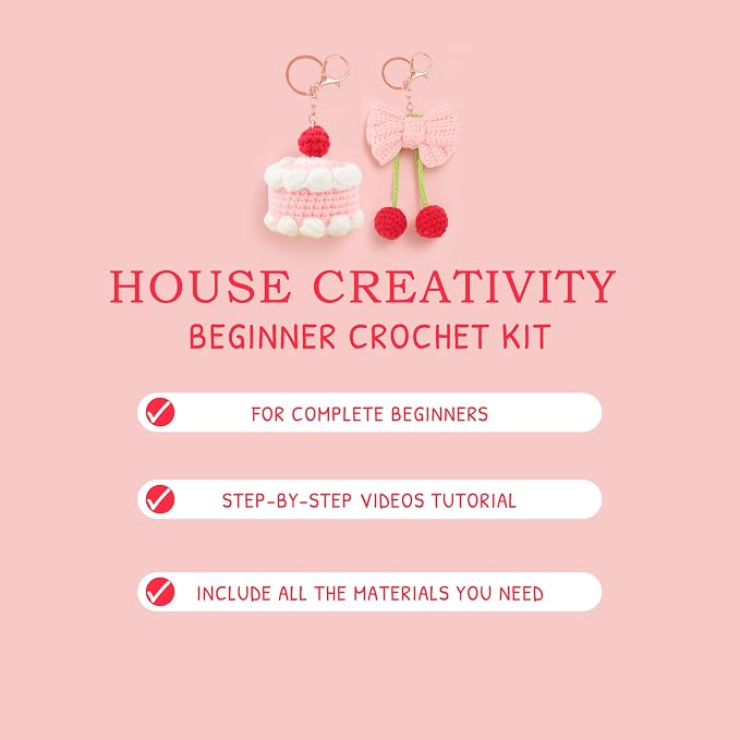 HOUSE CREATIVITY Crochet Keychain Kit - Image 5
