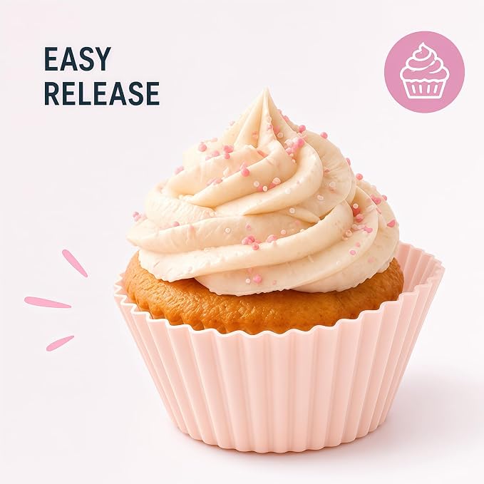 Reusable Silicone Baking Cup Silicone Muffin Liners - Image 6