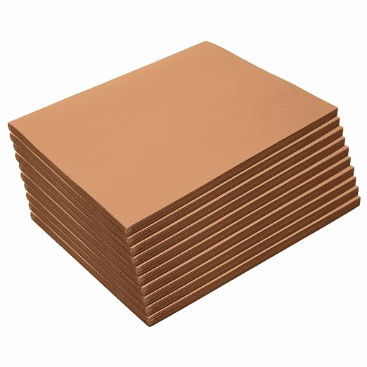 Colorations 9" x 12" Mediumweight Light Brown Construction Paper by Colorations