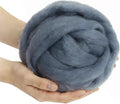 Dark Shadow Wool for Felting, 3.5oz Felting Wool, Soft Wool Batting for DIY by MakeEveryProductCarefully
