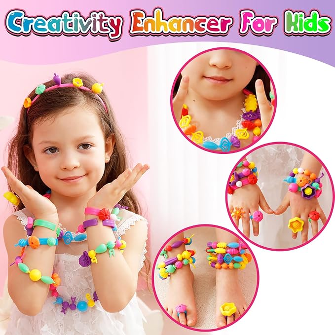 FUNZBO 850pcs Pop Beads - Image 7
