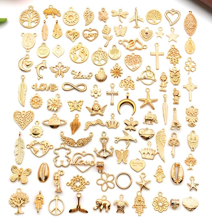 Jewelry Making Charms Pendants for Bracelet Bulk lot Necklace Earrings Keychain - Image 3