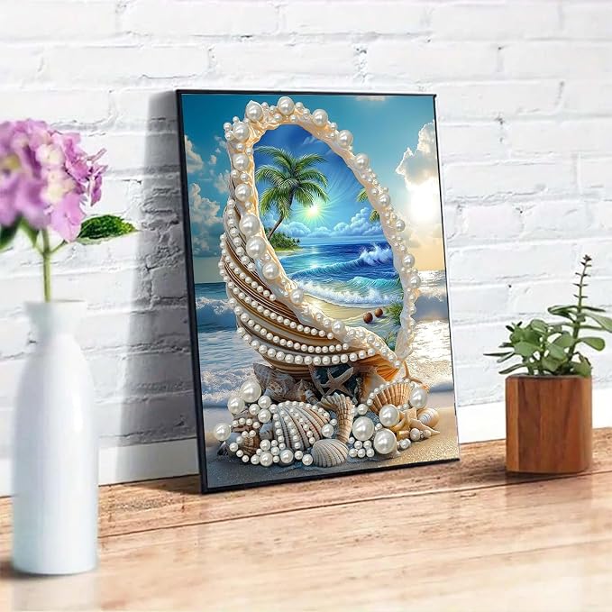 Gemozaic Seashell Pearl Diamond Painting Kits - Image 3