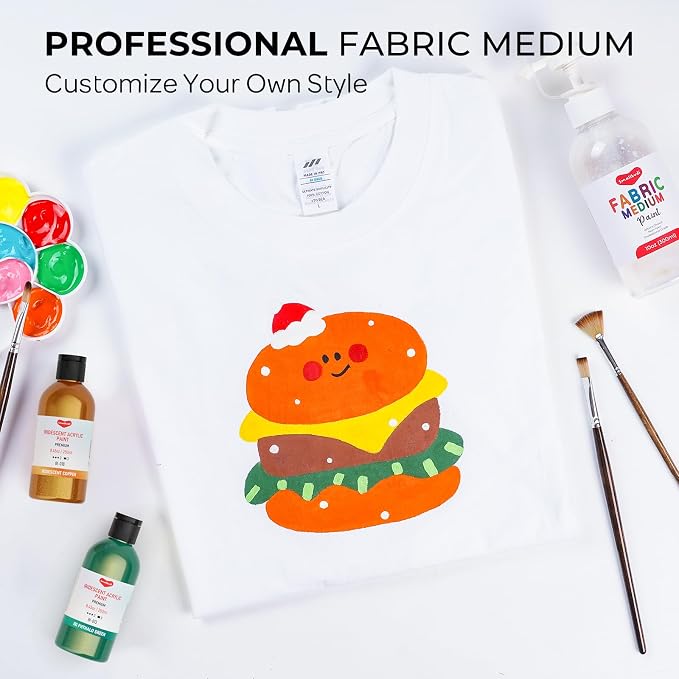 Smallbudi Professional Effects Fabric Medium, 10oz Textile Medium - Image 7