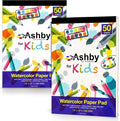 100 Sheets - Watercolor Paper Pads - Premium Thick Pages - Also Great by Ashby