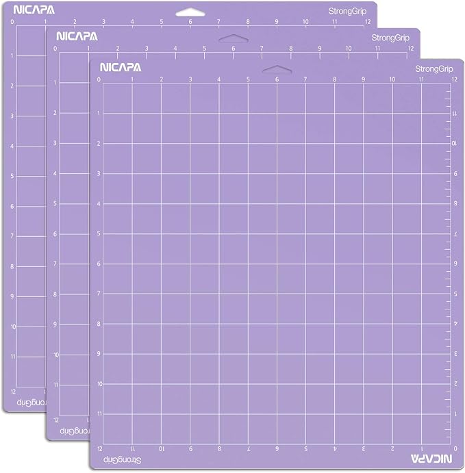 Strong Grip Cutting Mat for Cricut Maker 3/Maker/Explore 3/Air 2/Air/One Strong by NICAPA
