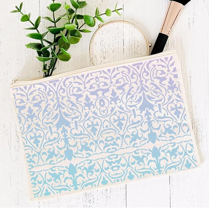 Damask Stencils for Crafts Reusable Texture Stencils Mixed Media Stencil - Image 7