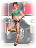 Master Box 24061 "Looking for A Long HAUL Partner, Mindy 1/24 Scale Model KIT by Masterbox