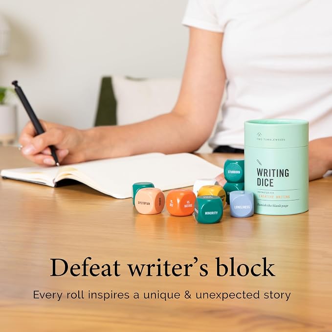 Two Tumbleweeds Writing Dice for Creative Writing — Beat Writer's Block | Story - Image 2
