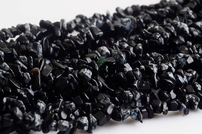 Natural Chip Stone Beads Snowflake 5-8mm About 400 Pieces Irregular Gemstones - Image 3