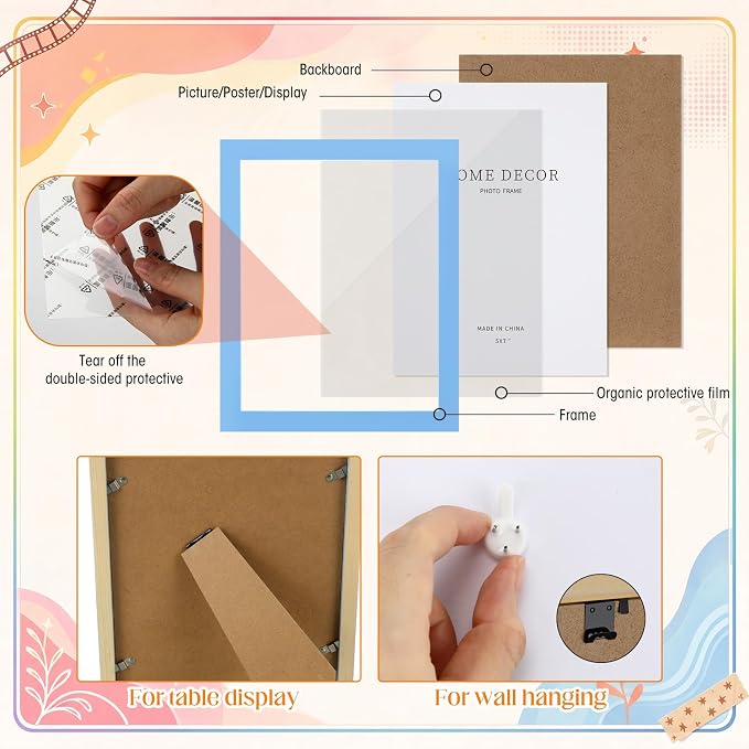 Kathfly 15 Pack Vintage Picture Frames - Image 6