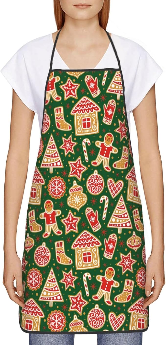 Apron Cooking Chef Work Shop Women Men Baking Decorations Painting Bbq Grilling - Image 3