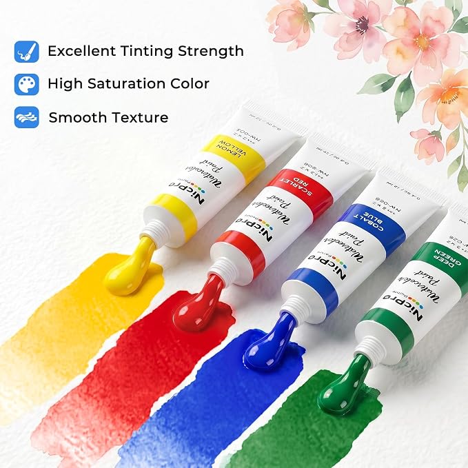 Nicpro Upgraded Watercolor Paint Set - Image 5