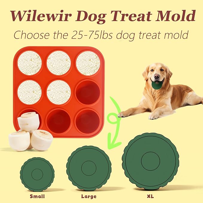 9-Cavity Silicone Frozen Dog Treat Mold - Image 2