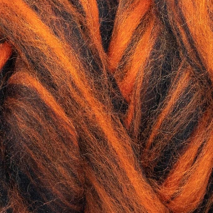Colored Natural Wool roving, 8 OZ. Best Wool - Image 4