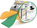 Pipe Insulation Tape, Foam Insulation Tape for Outdoor Pipes Winter Freeze Protection, Foam Pipe Insulation Wrap, Heat Tape for Water Pipes, Copper Pipes, PVC, AC Line, 4in x 15ft, Green