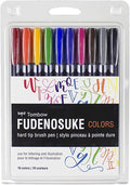 Tombow 56429 Fudenosuke Colors Brush Pens by Tombow
