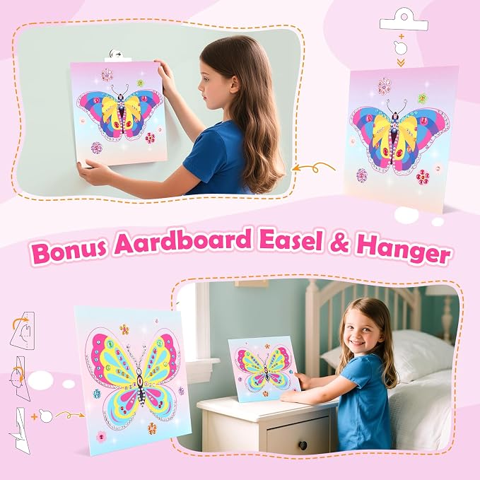 Gem Art Sticker Kit, Diamond Art Sticker Crafts - Image 4