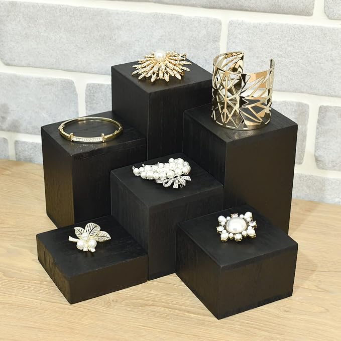 MOOCA Wooden 6 Pcs Square Risers - Image 8