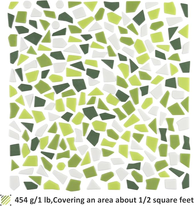 Youway Style Green Glass Mosaic Tiles - Image 6