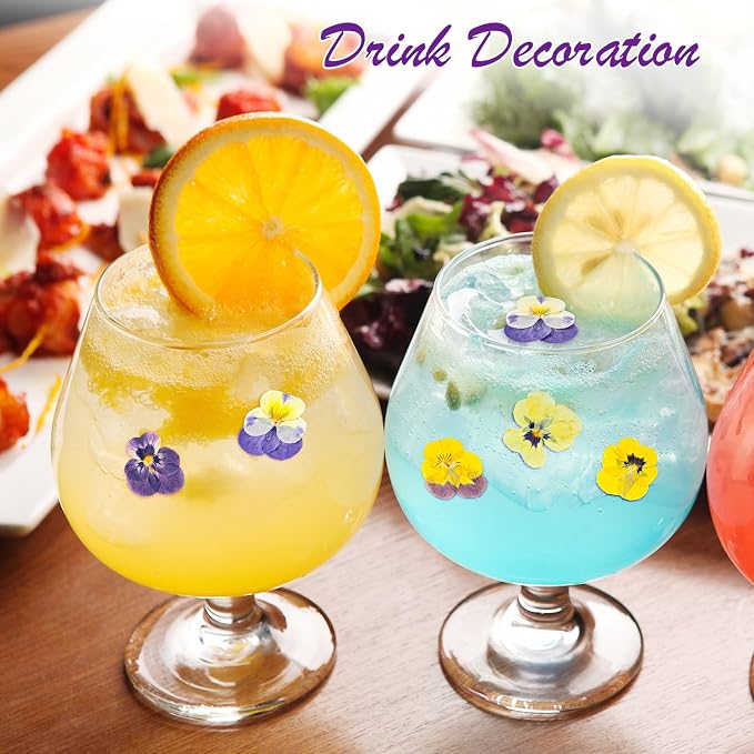 96 Pcs Natural Dried Pressed Edible Flowers - Image 5