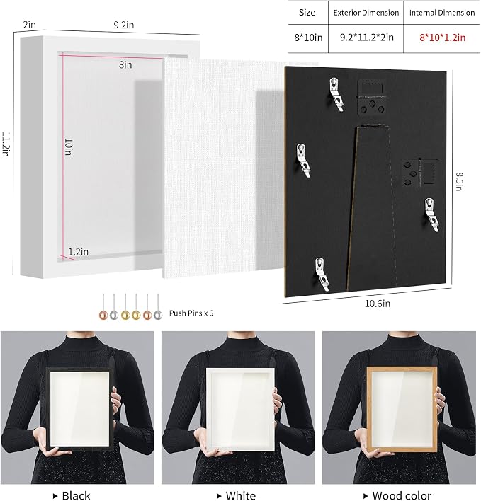 8x10 Shadow Box Picture Frame - Image 3