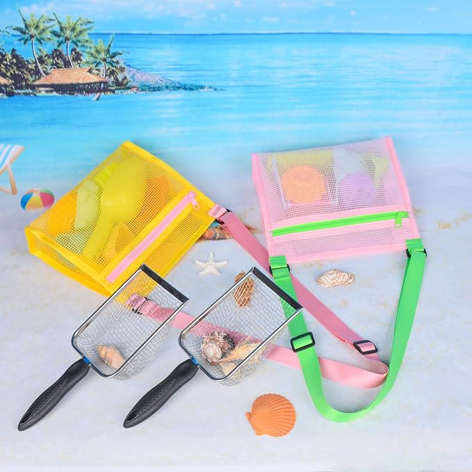 MUYIZI Beach Mesh Shovel with Mesh Beach Bag - Image 5