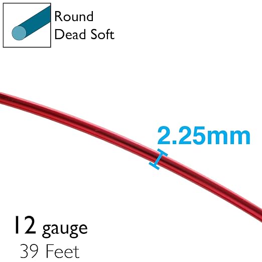 The Beadsmith 12-Gauge Anodized Aluminum Wire - Image 4
