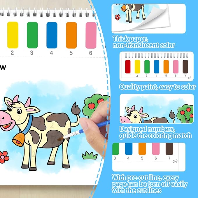 SOCOLER Paint with Water Coloring Books - Image 6