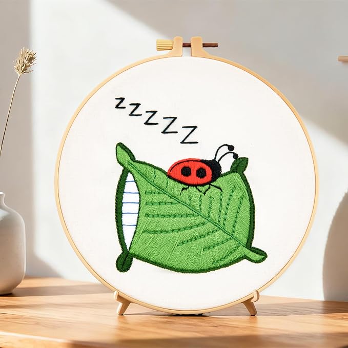 Embroidery Kits for Beginners Adults, Cute Hand Embroidery Starter Kit - Image 7