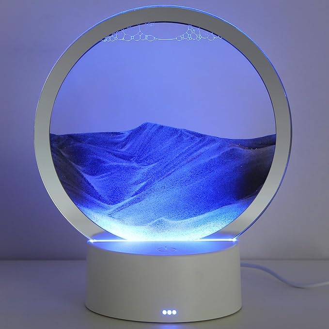 KPNUWN Moving Sand Art Liquid Motion, 3D Deep Sea Sandscape Color Quicksand by KPNUWN