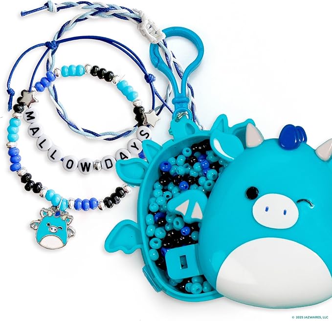 Original Squishmallows Tatiana The Dragon Bracelet Kit, Bracelet Making Kit by HorizonGroupUSA
