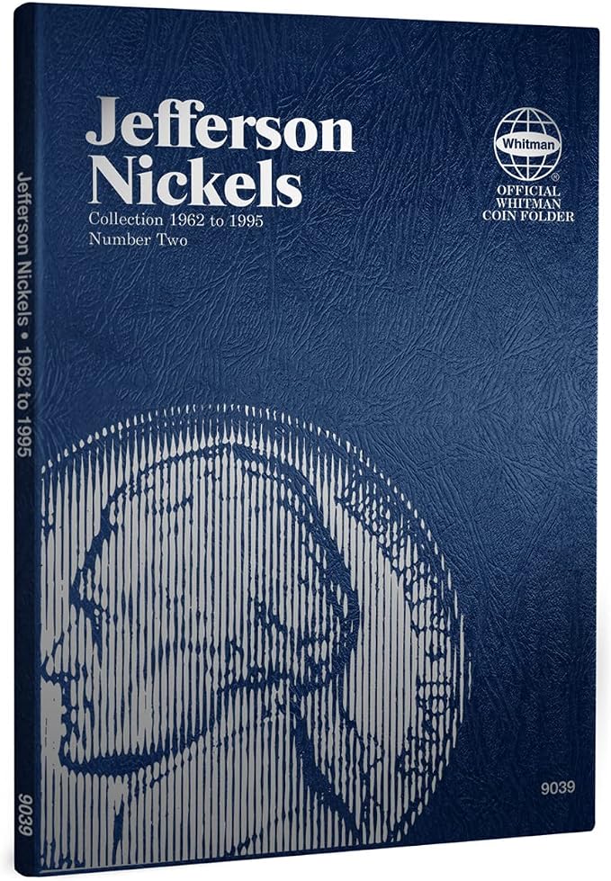 Whitman U.S. Jefferson Nickel Coin Folder 1962-1995 Volume 2 #9039 by Unknown