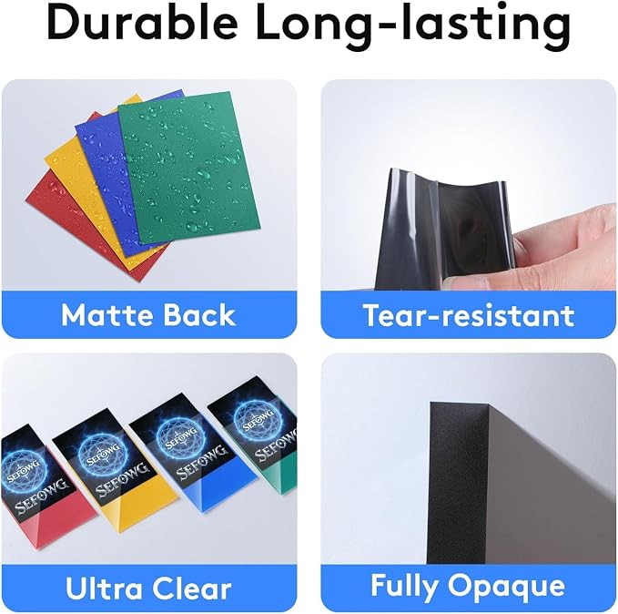 1200 Count MTG Card Sleeves, 12 Colors Matte Card Sleeves, Standard Magic Cards - Image 2