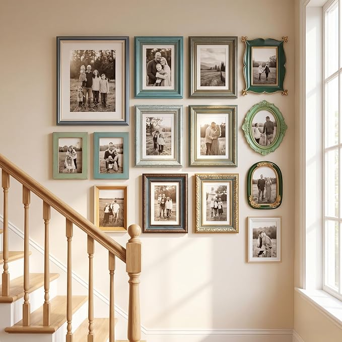 Kathfly 15 Pack Vintage Picture Frames - Image 5