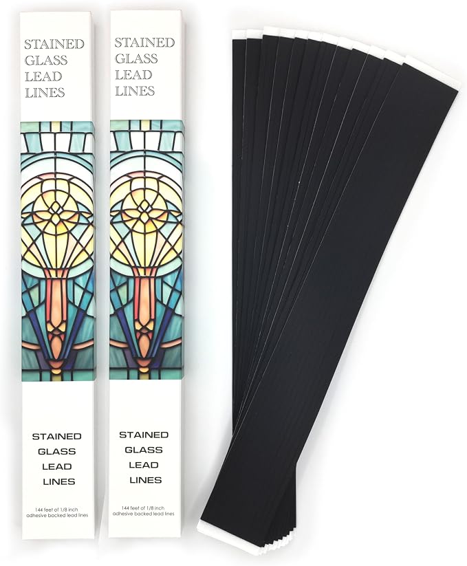 Stained Glass Lead Lines, 288 Total Linear Feet by ARTIMUSES