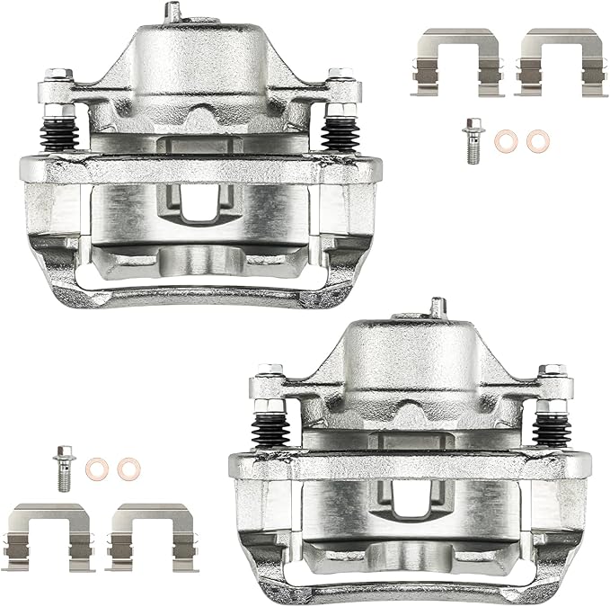 Torchbeam Front Brake Calipers Set for Kia Soul 2010-2013, Hyundai Elantra 2007-2010, Hyundai Sonata 2006-2010, Kia Optima 2006-2010, Front Left and Front Right Calipers Replace # 19B2998+19B2999