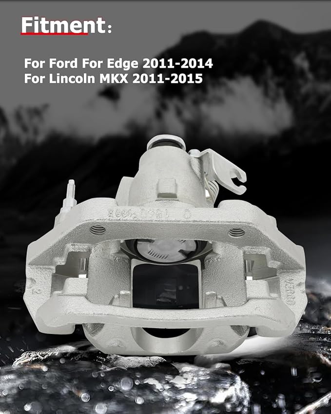 cciyu Rear Left Brake Caliper Assembly w/Bracket 18B5299 2011 2012 2013 2014 For Ford For Edge,2011 2012 2013 2014 2015 For Lincoln For MKX