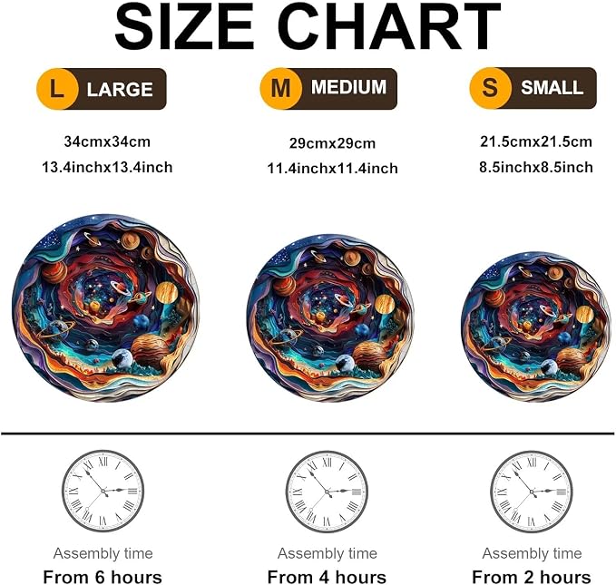 Wooden Puzzles Adults, 3D Vision Wooden Puzzle Adult 100 Pieces, Unique Animal - Image 3