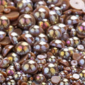 1000PCS Mixed Sizes 3/4/5/6/8/10mm Flatback Half Round Pearls Gems by Unknown