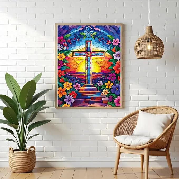 VeGuude Religious Cross Diamond Art Kits - Image 2