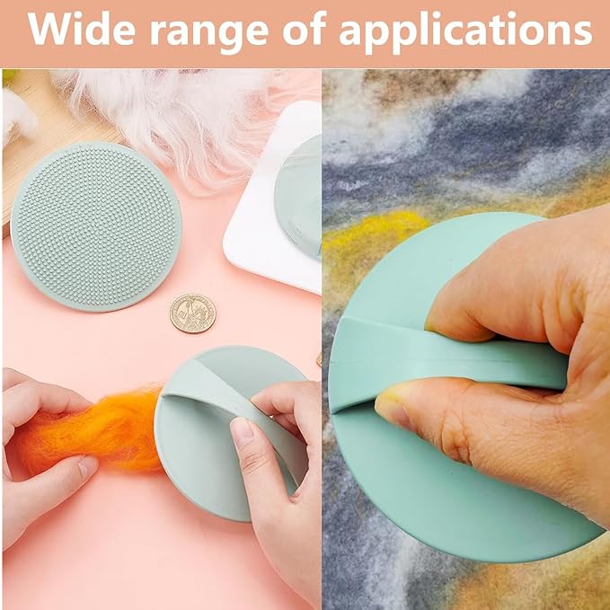 4 PCS Wet Felting Tools Set Versatile Fulling Block Letterpress Plastic - Image 6