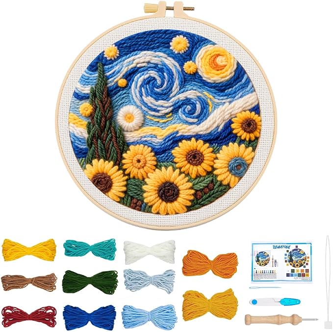 BEUNITONE Starry Sky Scenery Punch Needle Kit by BEUNITONE