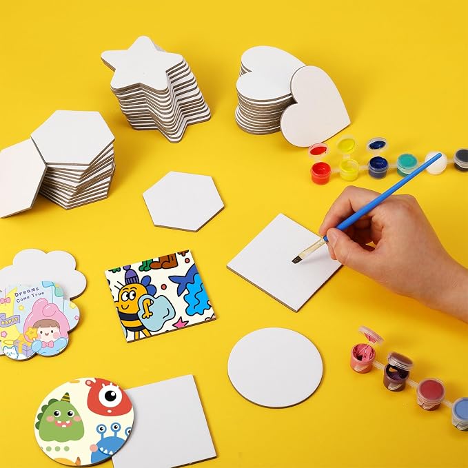 60 Pcs Magnetic Canvas Panel Mini Canvas Boards - Image 5