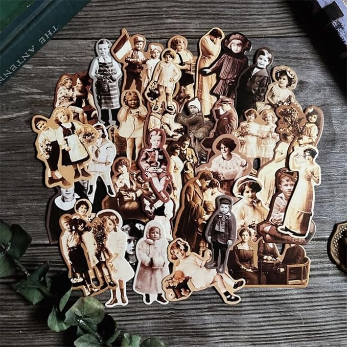 Generic 37PCS/Pack Scrapbook Supplies Paper Dolls Cardstock Die Cut Set - Image 4