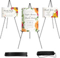 JEAWIWI 3PCS Black Lightweight Easel Stand by JEAWIWI
