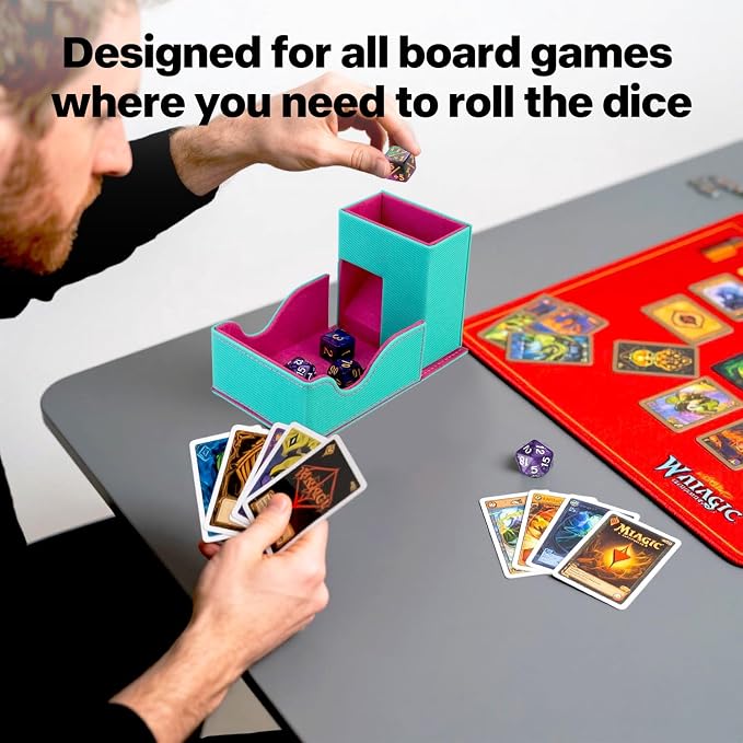 Dice Tower and Tray, Foldable Portable Dice Rolling Tower, Dice Roller Accessory - Image 4