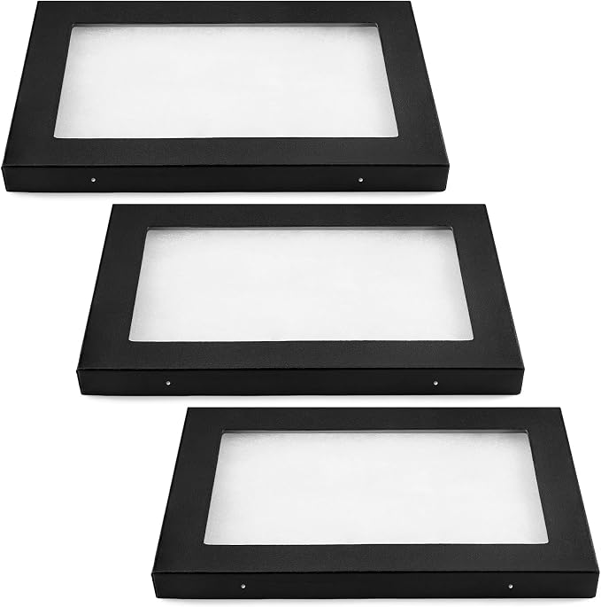 Landical 3 Pack Riker Display Cases Large Collectibles Display Cases by Landical