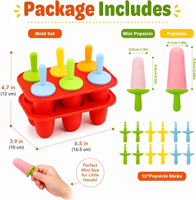Stuffed Popsicle Mold, 2-in-1 Silicone Ice Pop Maker - Image 8
